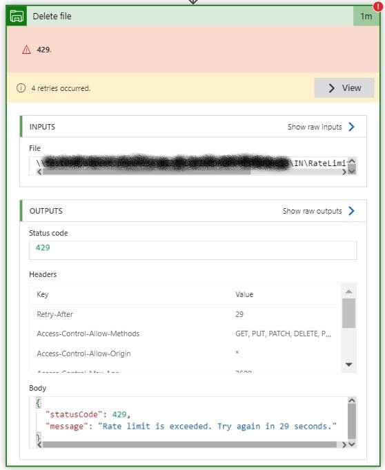 Handle throttling problems, or '429 - Too many requests' errors - Azure  Logic Apps